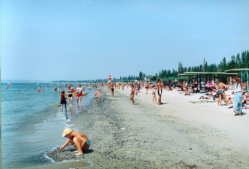 Пляж в Коблево